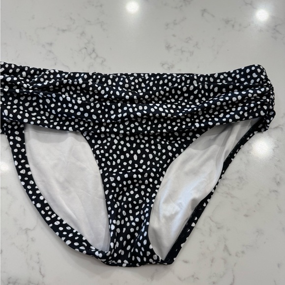 Victoria's Secret Other - Victoria Secret Black and White Polka Dot Bikini Bottom